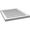 Ekena Millwork Vertical Surface Mount PVC Gable Vnt: Non-Functional, w/2"W x 1-1/2"H, Brickmould Frame, 20"W x 24"H GVPVE20X2402SN - alternate 2